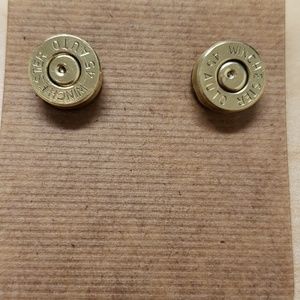 Handmade bullet earrings